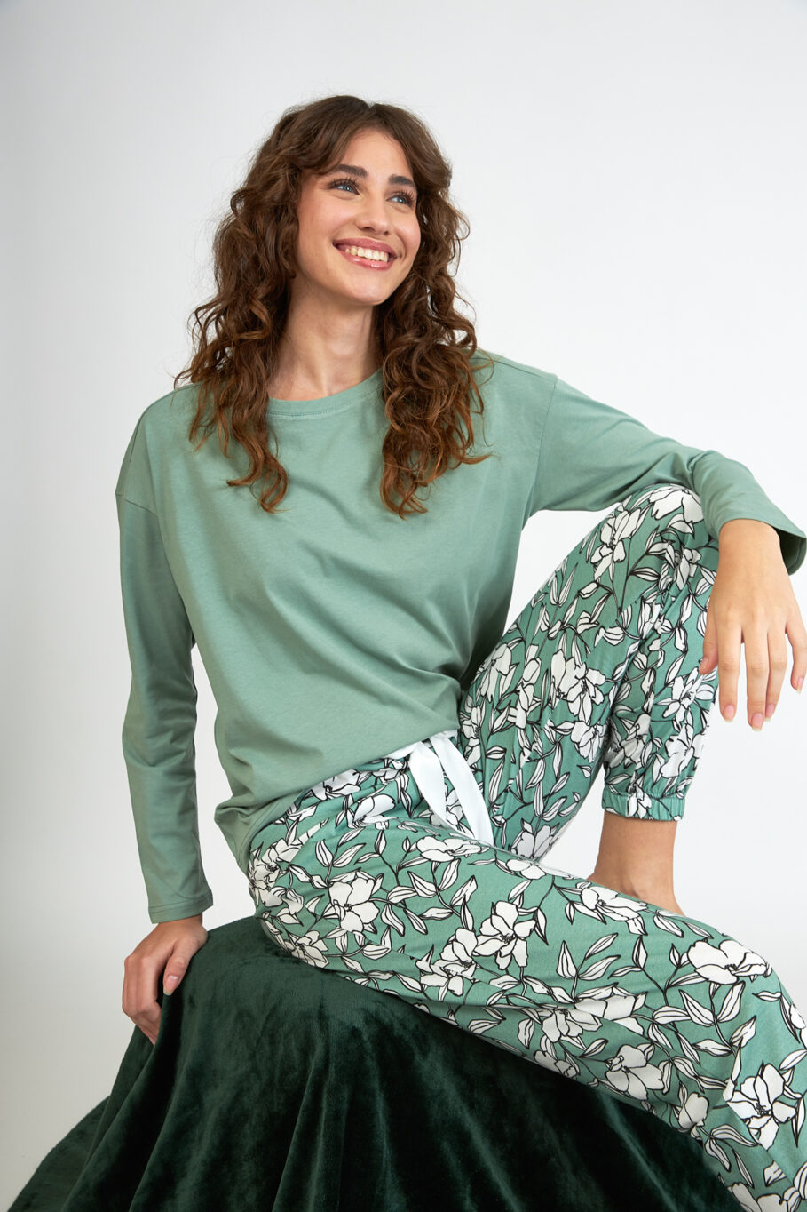 Women's homewear cotton modal - Mint