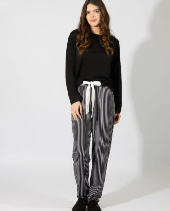 Γυναικεία Πιτζάμα cotton/modal – 109912 black