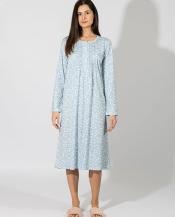 Νυχτικό Κλασσικό Εμπριμέ πατιλέτα cotton/modal – 309809
