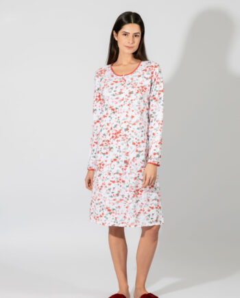 Νυχτικό Εμπριμέ πατιλέτα cotton/modal – 309812