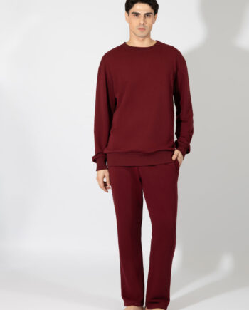 Men’s Fleece Tracksuit – 809311 Bordeaux