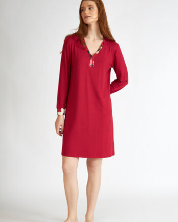 Νυχτικό Μονόχρωμο viscose - 305809 wine