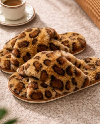 Παντόφλες Χνουδωτές Leopard - 709401