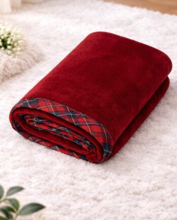 Κουβέρτα Αγκαλιάς Fleece Μονόχρωμη - 709410 wine