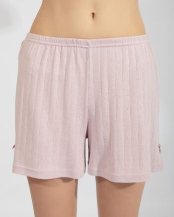 Σορτσάκι Rib cotton modal – 110921 lavender