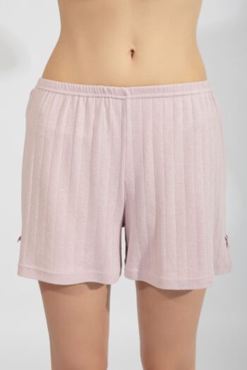 Σορτσάκι Rib cotton modal – 110921 lavender