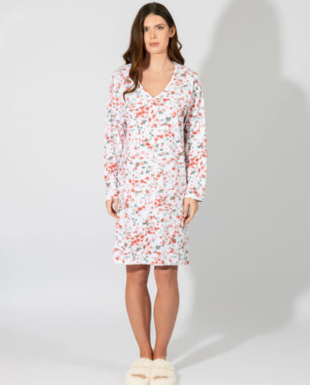 Νυχτικό Εμπριμέ με βε cotton/modal – 309813