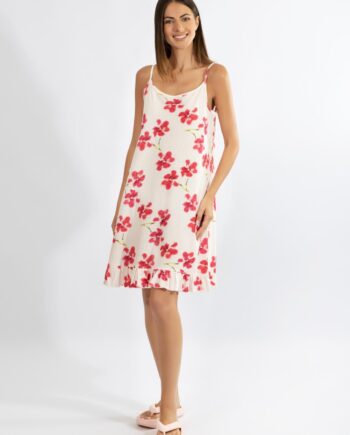 Νυχτικό εμπριμέ Dallia Ράντα cotton modal - 310806