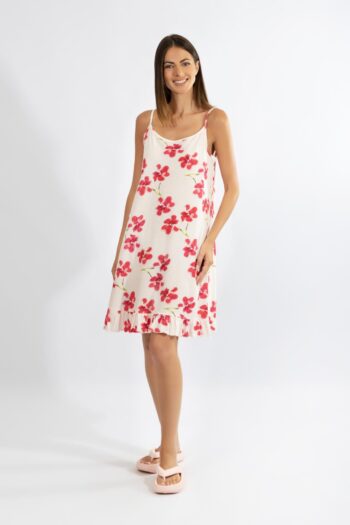 Νυχτικό εμπριμέ Dallia Ράντα cotton modal - 310806