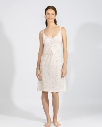 Νυχτικό εμπριμέ Ράντα cotton modal - 310808