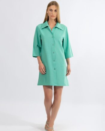 Φόρεμα Σακάκι cotton - 510602 petrol
