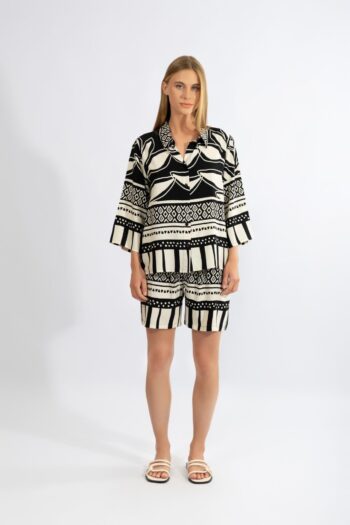 Σετ Σακάκι/ Βερμούδα μπορντούρα viscose - 510616