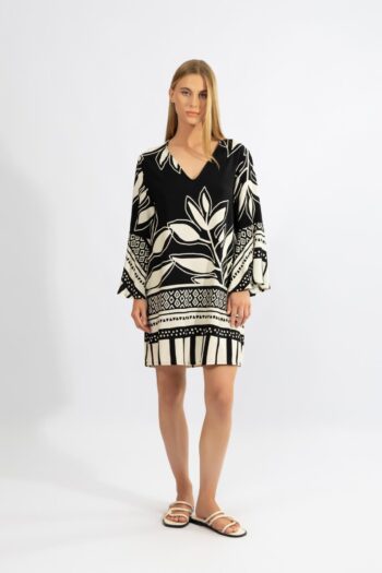 Φόρεμα Πεταλούδα Μπορντούρα viscose - 510618