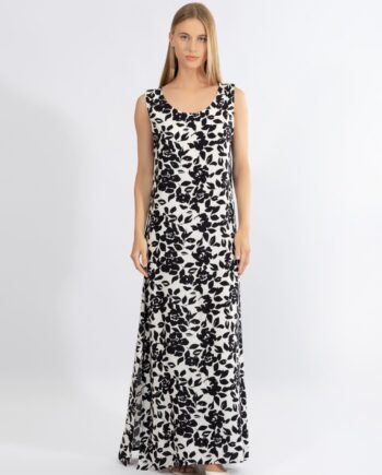 Φόρεμα Αμάνικο maxi viscose - 510625 black