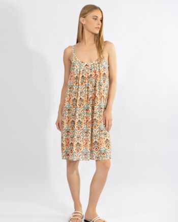 Φόρεμα Ράντα με νερβίρ mini Λαχούρι viscose - 510635