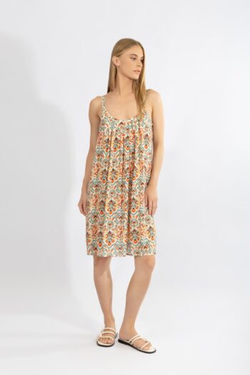 Φόρεμα Ράντα με νερβίρ mini Λαχούρι viscose - 510635