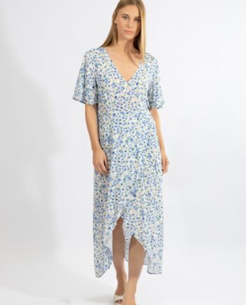 Φόρεμα με μανίκι βε maxi Chamomile  viscose - 510642
