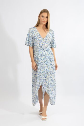 Φόρεμα με μανίκι βε maxi Chamomile  viscose - 510642