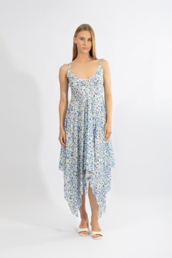 Φόρεμα Ράντα Ασύμμετρο Chamomile midi - 510643