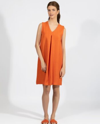 Φόρεμα Αμάνικο Bε pes - 510656 orange