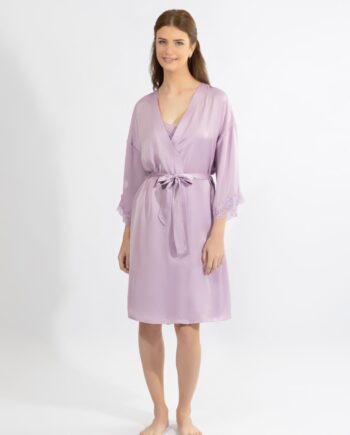 Ρόμπα Σατέν Μονόχρωμη - 610510 lavender