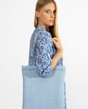 Shopping Bag Μονόχρωμη - 710401 ciel