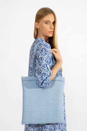 Shopping Bag Μονόχρωμη - 710401 ciel