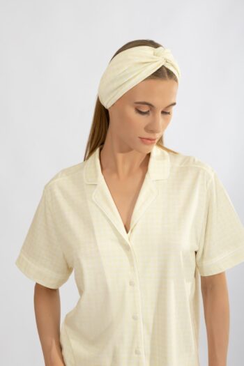 Κορδέλα καρώ - 710419 yellow