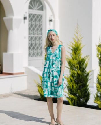 Φόρεμα Αμάνικο βε κουφόπιετα - 510621 green