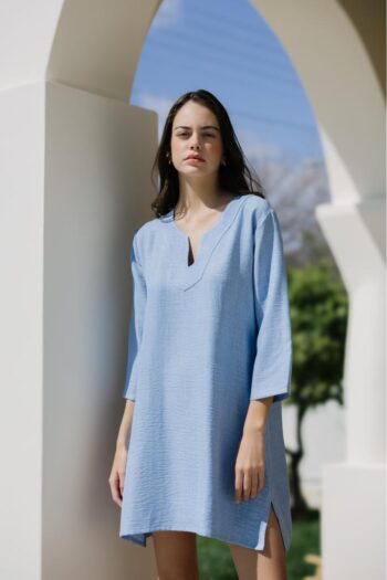 Φόρεμα με 3/4 μανίκι pes - 510655 ciel