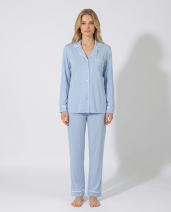 Γυναικεία Πιτζάμα Σακάκι Μονόχρωμη 50% modal 50% cotton - 111901 - CIEL