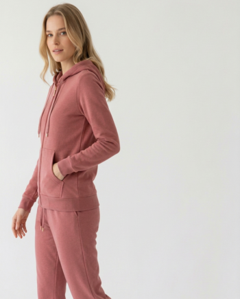 Γυναικεία Ζακέτα Φούτερ με Κέντημα 65% cotton 35% pes – 111930 - COCOA