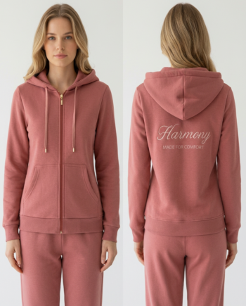 Γυναικεία Ζακέτα Φούτερ με Κέντημα 65% cotton 35% pes – 111930 - COCOA