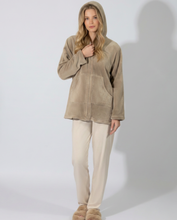 Ζακέτα Fleece  Μονόχρωμη 100% pes) – 411710 - ELEPHANT