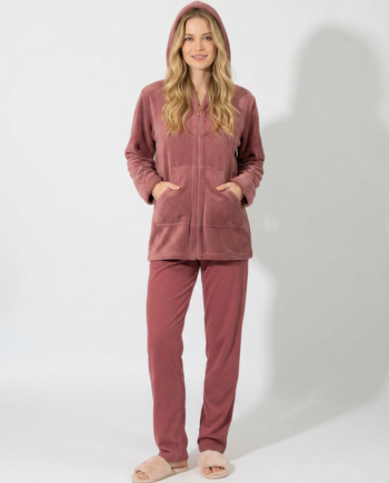 Ζακέτα Fleece  Μονόχρωμη 100% pes) – 411710 - ROTTEN APPLE