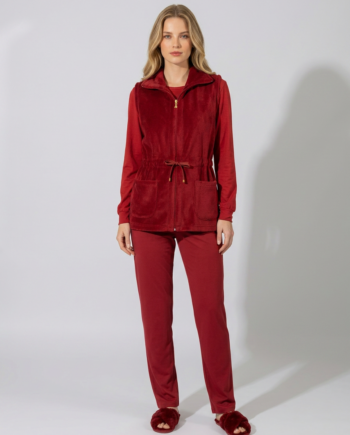 Γιλέκο Fleece Μονόχρωμο 100%pes) – 411711 - WINE