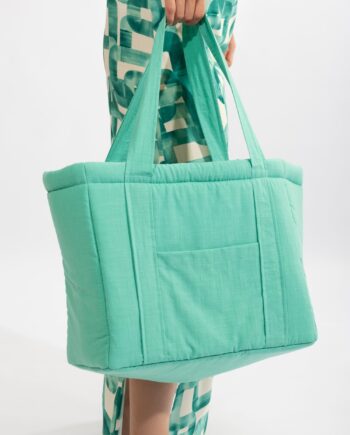 Tote Bag Μονόχρωμη - 710405 petrol