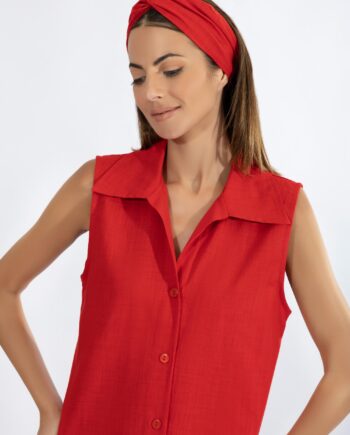 Κορδέλα Μονόχρωμη - 710418 red