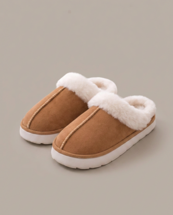 Παντόφλα τύπου ugg  100%pes–  711409 - COFFEE