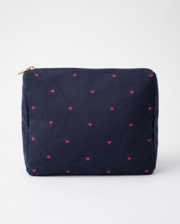 Μεσαίο Νεσεσέρ Καρδούλες 100%cotton– 711414 - BLUE