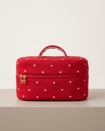 Μεγάλο Νεσεσέρ Καρδούλες 100%cotton– 711415 - RED