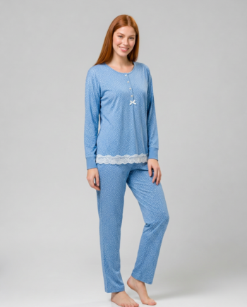 ΓΓυναικεία Πιτζάμα πατιλέτα  50% modal 50% cotton  - 111937