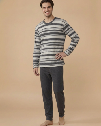 Ανδρική Πιτζάμα Ζακάρ 65%cotton 35%pes - 811332